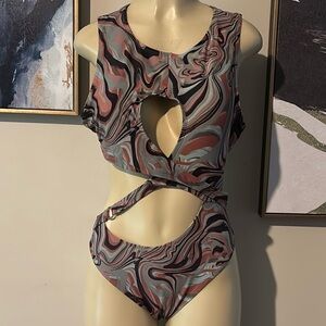 Icon Swim Women's Multi Swimsuit-one-piece size XXL